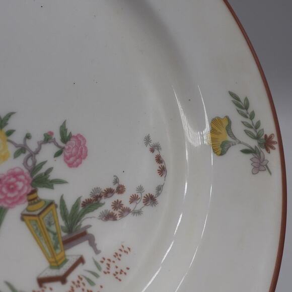 Antique Jean Pouyat Limoges France Oriental Birds Dinner Plate - Picture 3 of 6